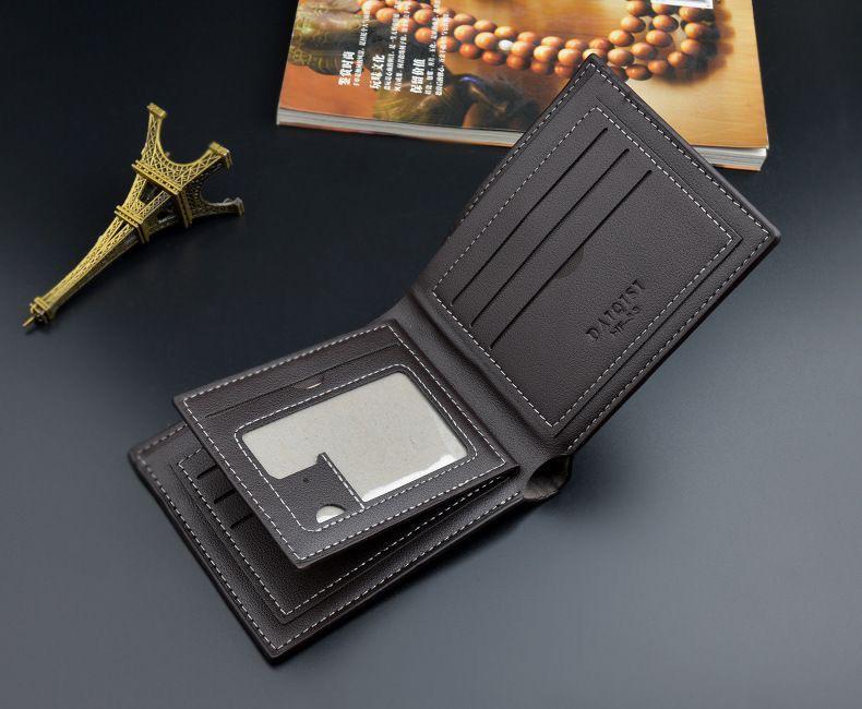 Men’s Premium Check Pattern Leather Wallet Classic Bi-Fold Design | Available in Black, Brown & Chocolate