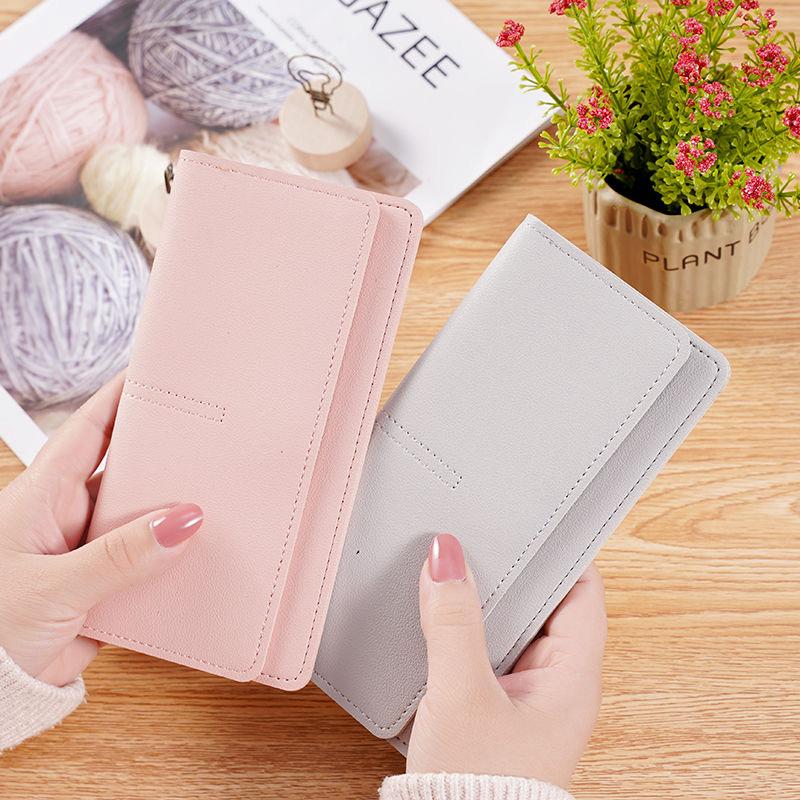 Luxury PU Leather Wallet – Multi-Color Women’s Clutch