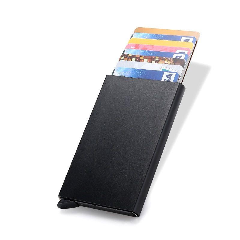 Slim Aluminum Card Case – Compact Credit Card Protector for Men & Women