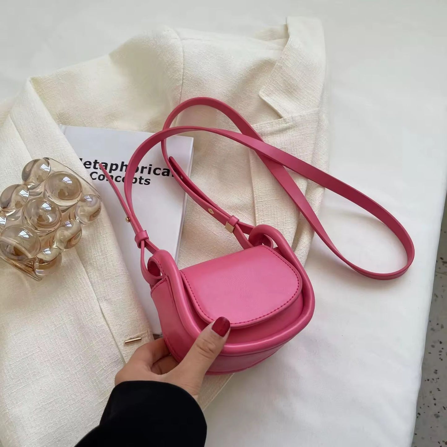 Stylish Mini Crossbody Bags for Women  PU Leather Shoulder tote Bag for girls