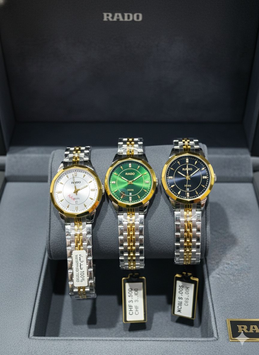 Premium Luxury Analog Watch for Men & Women | Date Display | Stainless Steel Strap | Available in 5 Elegant Colors | Luxury Gift Box Included