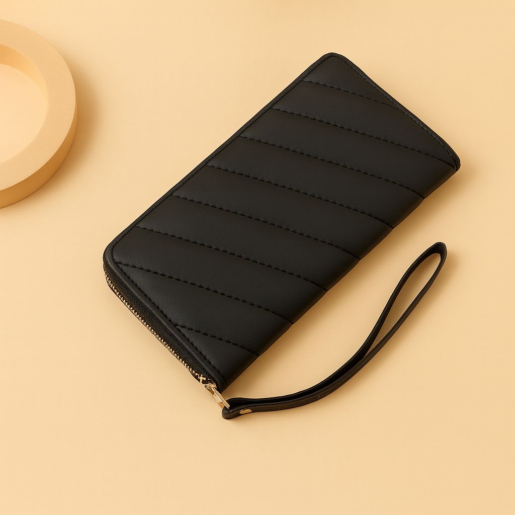 Premium Quality Long Women’s Wallet  Fashionable Clutch with Secure Zipper