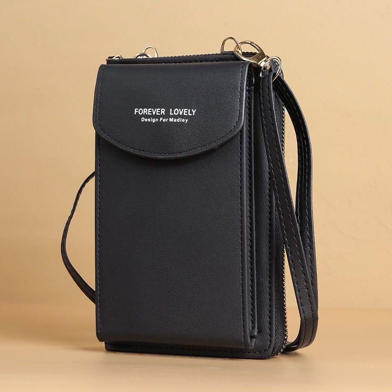 Forever Young Multi Color Crossbody Wallet Bag Women’s PU Leather Mobile Shoulder Purse