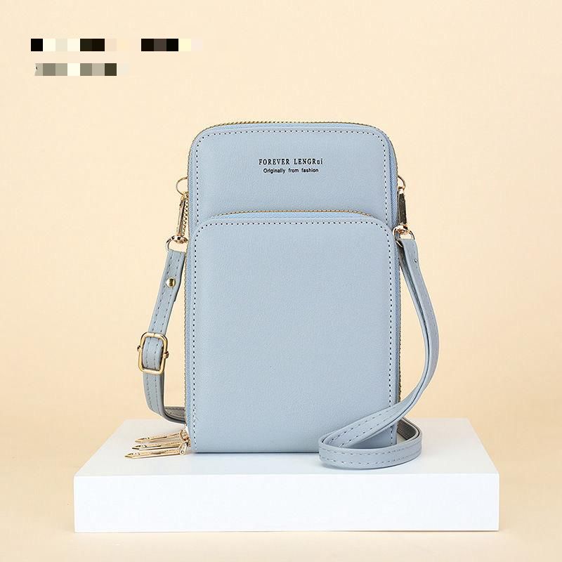 New Stylish  Handbags Women Bag 2 pocket Female Shoulder Bag Messenger Bag Large capacity Crossbody Mobile Phone Bag Wallet Card Case