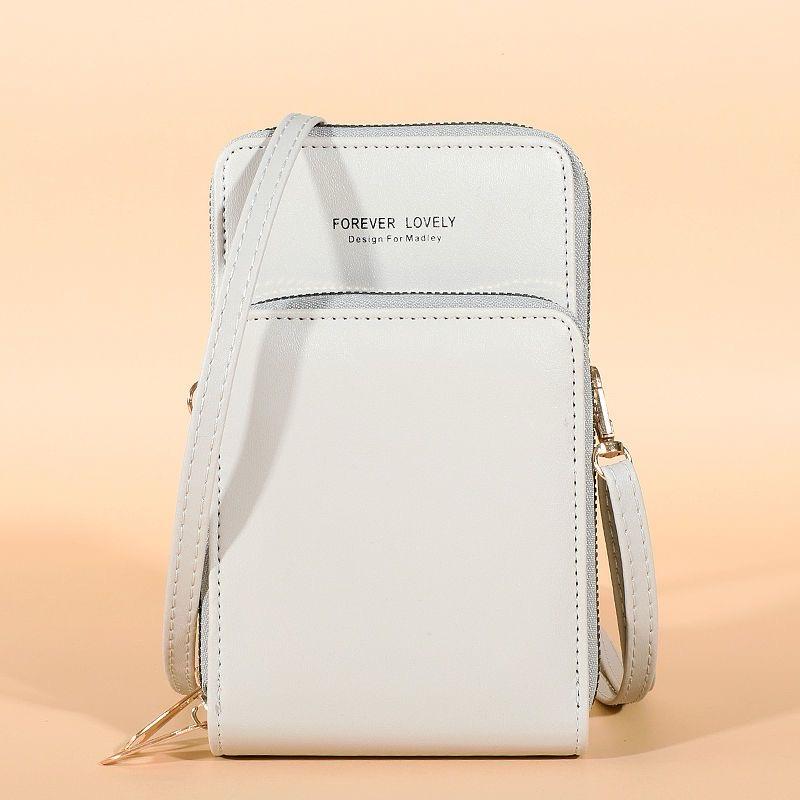 New Stylish  Handbags Women Bag 2 pocket Female Shoulder Bag Messenger Bag Large capacity Crossbody Mobile Phone Bag Wallet Card Case