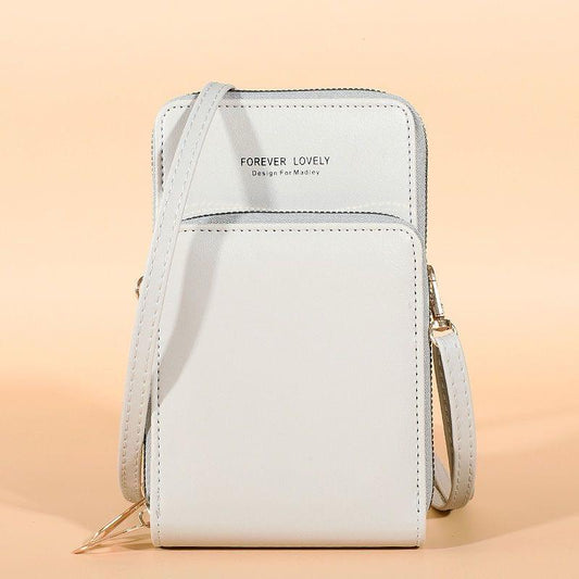 New Stylish  Handbags Women Bag 2 pocket Female Shoulder Bag Messenger Bag Large capacity Crossbody Mobile Phone Bag Wallet Card Case