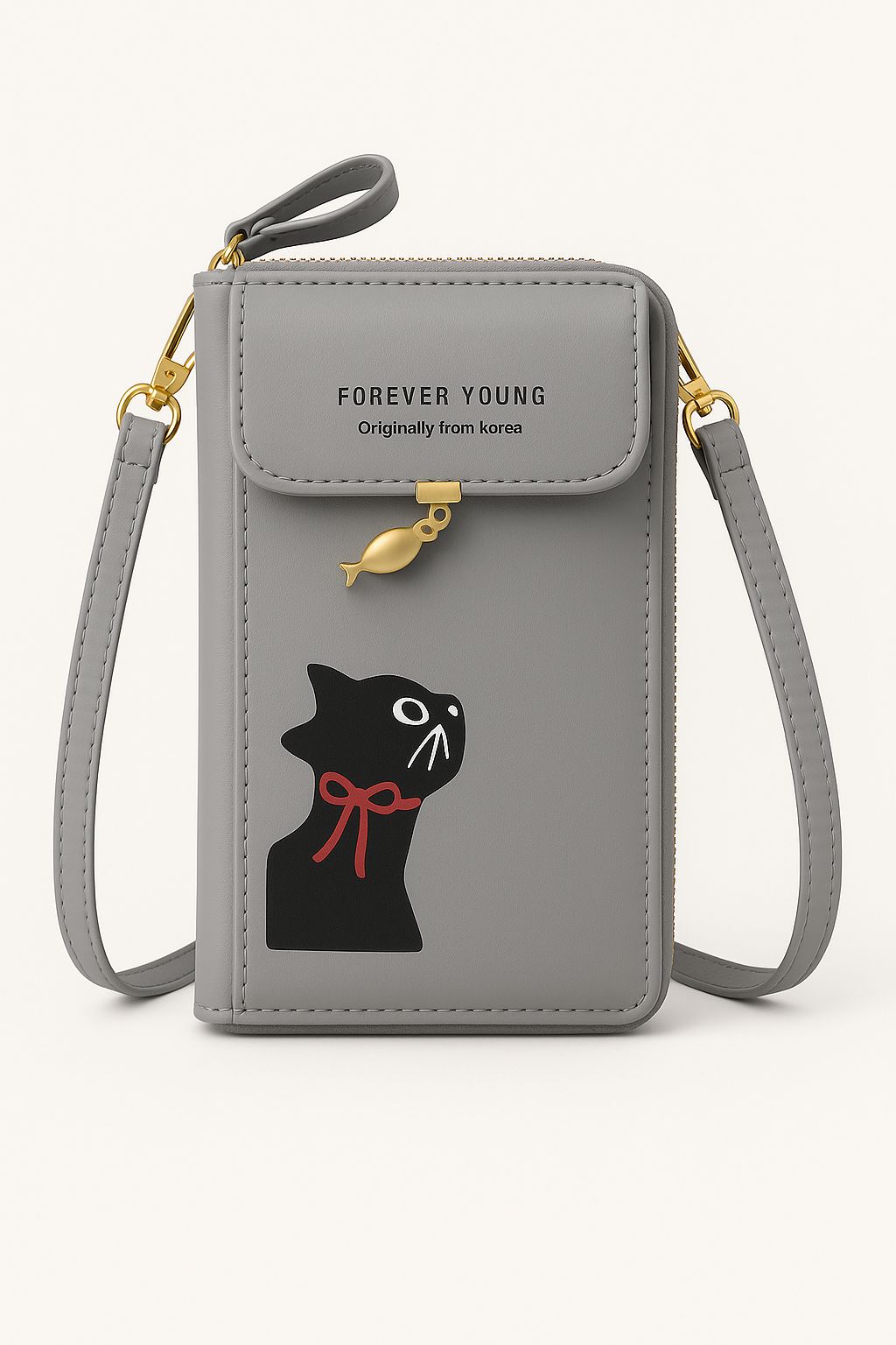 Forever Young Multi Color Crossbody Wallet Bag Women’s PU Leather Mobile Shoulder Purse