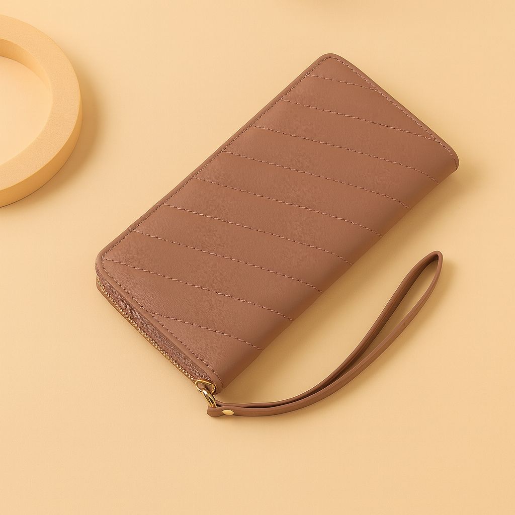Premium Quality Long Women’s Wallet  Fashionable Clutch with Secure Zipper