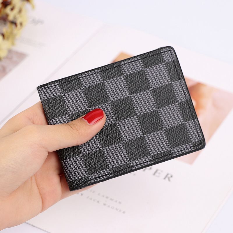 Compact Multi-Card Holder Wallet with ID Window  Slim & Stylish Design