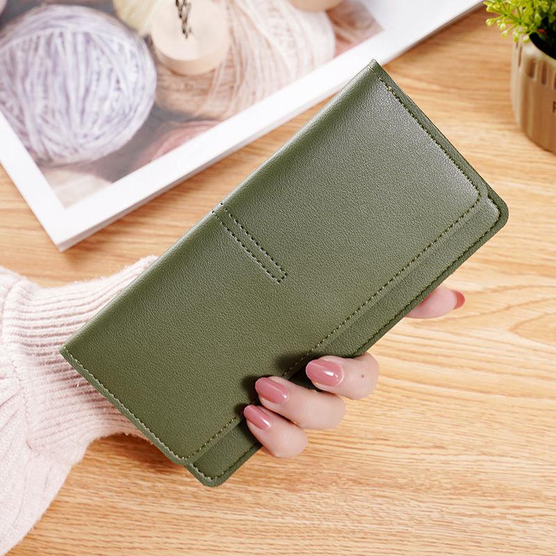 Luxury PU Leather Wallet – Multi-Color Women’s Clutch