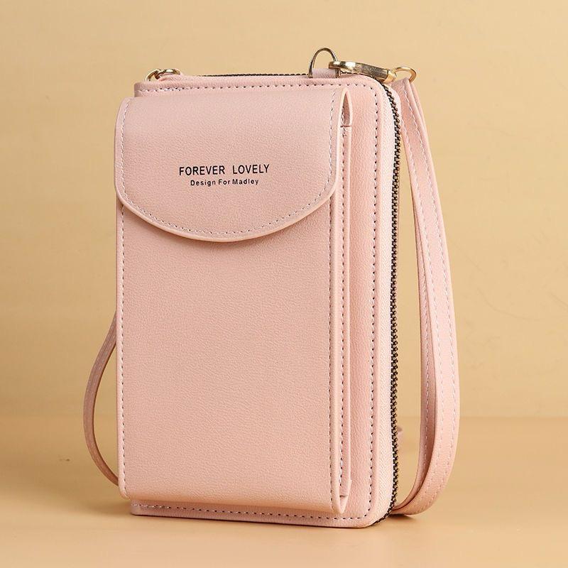 Forever Young Multi Color Crossbody Wallet Bag Women’s PU Leather Mobile Shoulder Purse