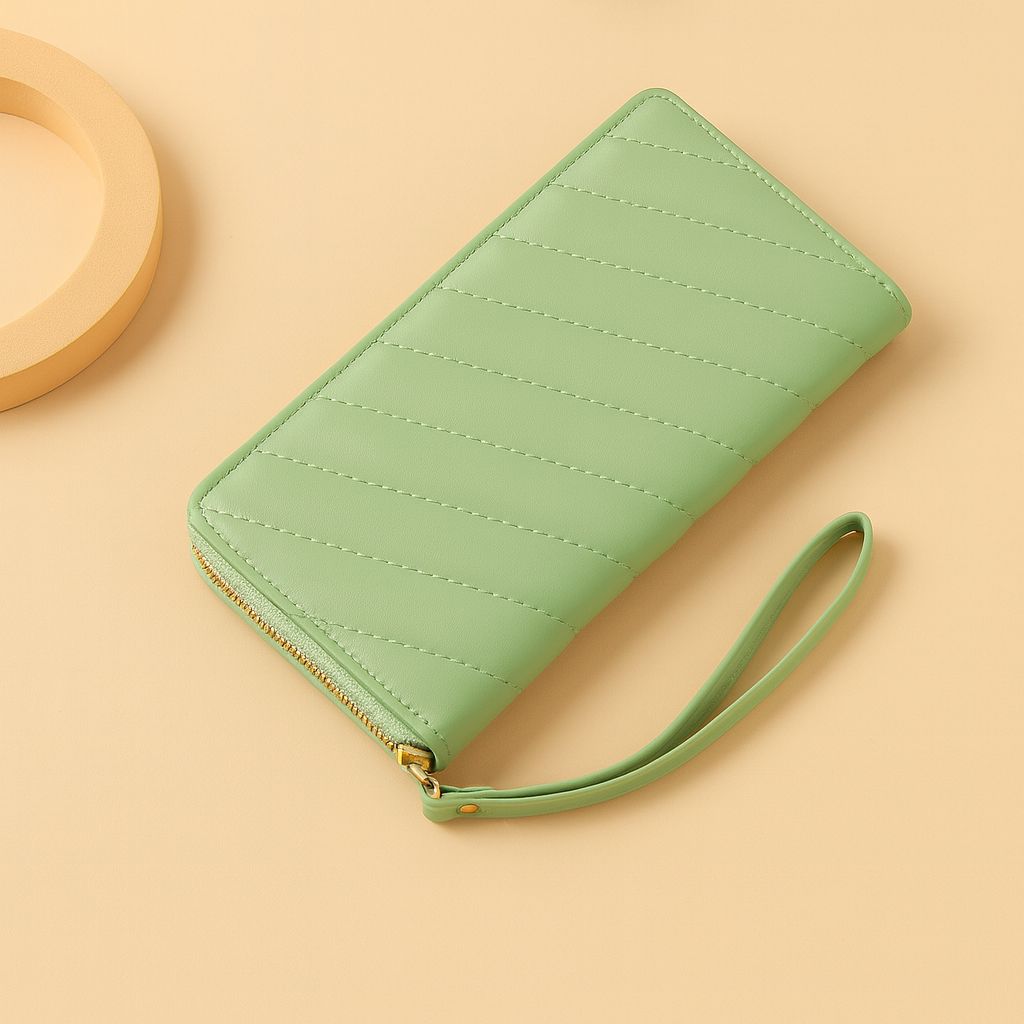 Premium Quality Long Women’s Wallet  Fashionable Clutch with Secure Zipper