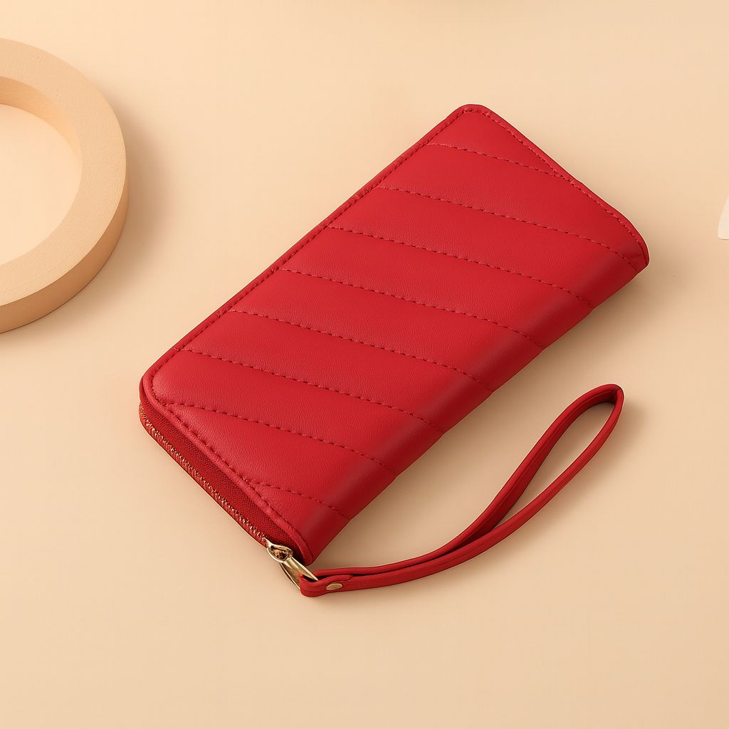 Premium Quality Long Women’s Wallet  Fashionable Clutch with Secure Zipper