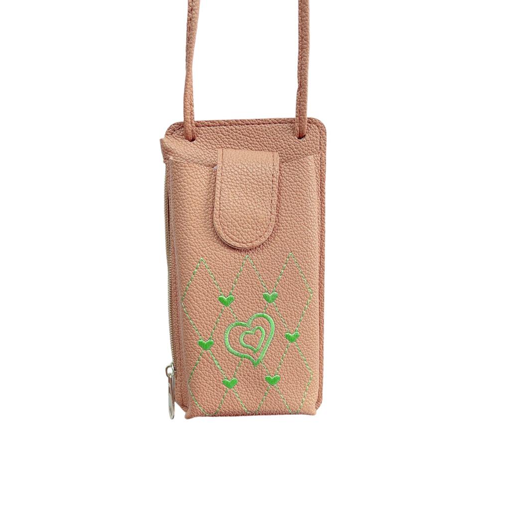 Trendy Mini Crossbody Mobile Pouch  Stylish Multipurpose Phone Bag for Women